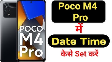 How to set date and time in Poco M4 Pro || Poco M4 Pro me date aur time kaise set kare ||