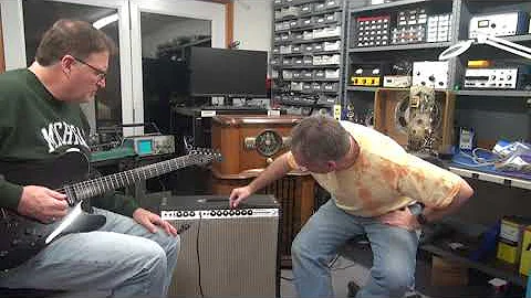 Repair Silver Face Fender Super Reverb 6L6 Tube Guitar Amp New Filter Caps, Test Demo by Owner