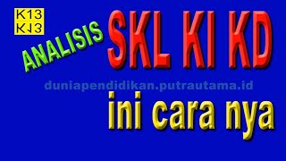 Analisis SKL KI KD persiapan dasar Analisis Materi & Penerapan Model dan Penilaian Pembelajaran