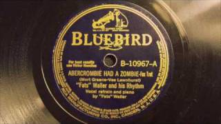 Abercrombie had a Zombie - "Fats" Waller chords