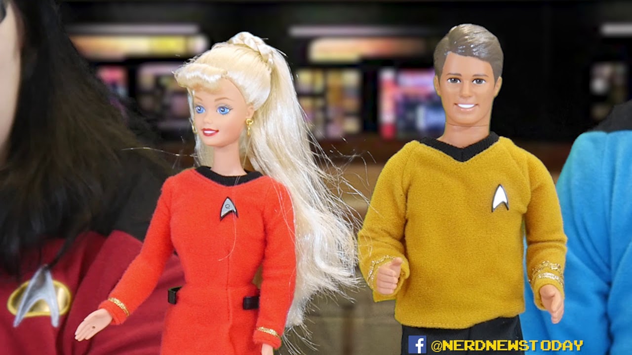 star trek 30th anniversary barbie and ken