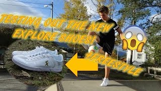 Testing the new 4freestyle explore shoes! best freestyle shoes ever? crazy freestyle skills