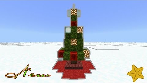 Minecraft Mini Christmas Tree Tutorial (#379)