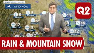 Q2 Billings Area Weather: Cooler Start to the Week with Rain and Mountain Snow