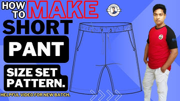 how to make short pant size set pattern | sewing tutorial | Winda Cad Tutorial