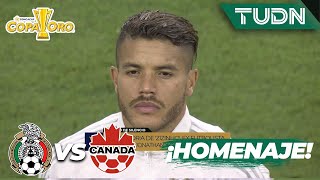¡A la memoria de ‘Zizinho’! Minuto de silencio | México 0-0 Canadá | Copa Oro 2021 - Semifinal |TUDN