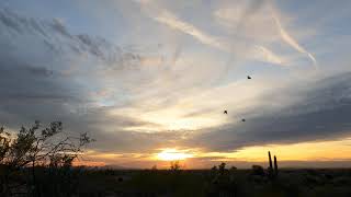 Gold Canyon, Arizona Sunset Time Lapse -- December 22, 2021