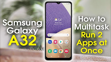 Samsung Galaxy A32   How to Use Split Screen Run 2 Apps at Once
