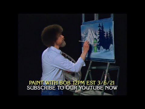 Paint a Bottle of MTN DEW with Bob Ross