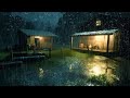 Chuva Desenfreada em HD - Barulho de Chuva e Trovão na Fazenda Tradicional para Dormir - Rain sounds