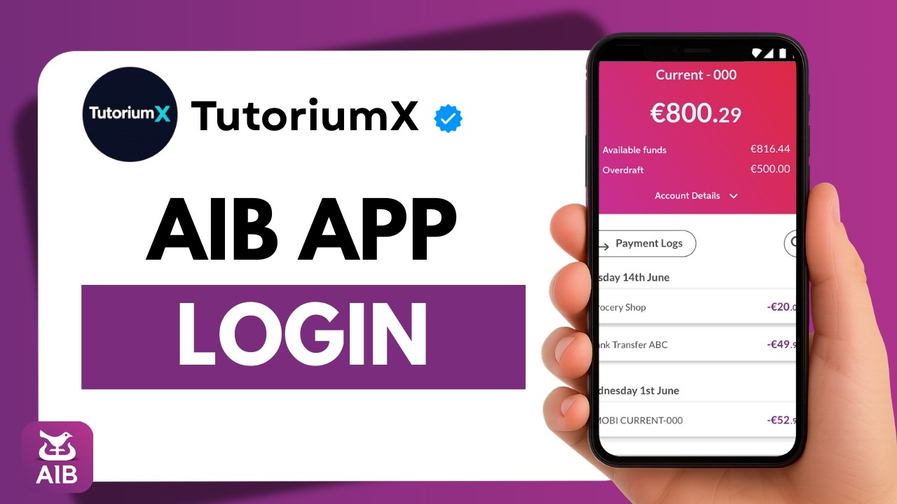 How to Log In to AIB Mobile Banking App | AIB App Login Guide - YouTube