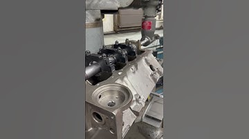 Line boring billet main caps for a small block Chevy racing engine