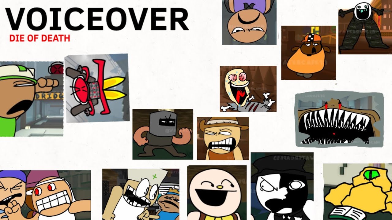 DIE OF DEATH ANIMATION VOICEOVER ￼