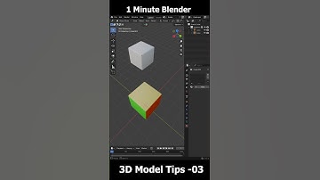 How to color specific faces #blender #tutorial #3d #3dmodeling #blender3d #3danimation #shorts