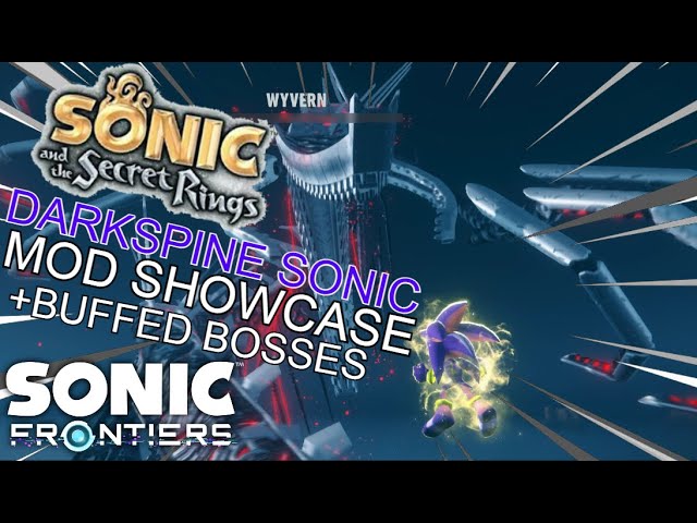 Sonic Frontiers - Dark Spine Super Sonic v1.3 (Mod) Vs ALL BOSSES + Cyloop  Scenes 