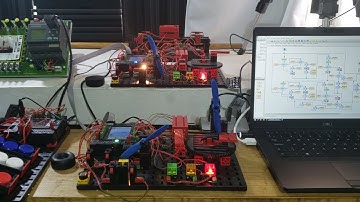 🚦 Semáforo Inteligente con PLC en Red 🤖 | Diagramas de Estado en Acción - RoboPro TXT Fisch 38