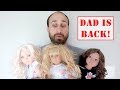 My PB and J Uses The Doll Maker JOURNAL to Bring DAD Back! with Help From Journey Girl Dolls!