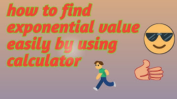 how to find exponential value by using calculator in tamil