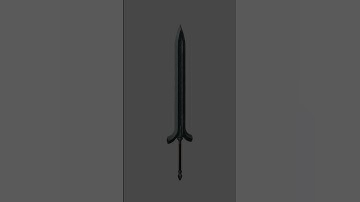 Broad Sword in #Blender #blendertutorial #blenderanimation #blendertips #blender3d#tutorial #shorts
