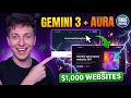 Gemini 3 + Aura: Build a Pro Website in 10 Minutes (Crazy Fast)