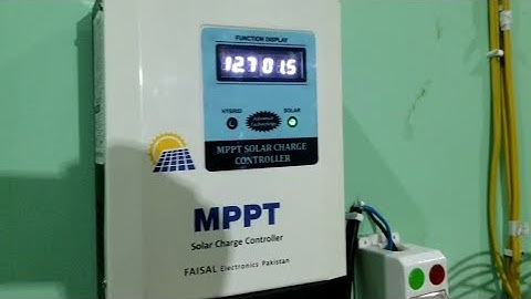 Raison 545 Watt penal install with Faisal Mppt Charger Complete Video