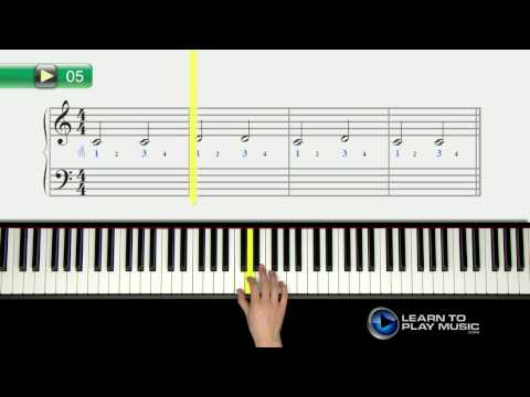 Ex005 How to Play Piano for Kids - Piano Lessons for Kids Book 1