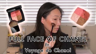 Full Face of CHANEL ft. Voyage de Chanel Palette 