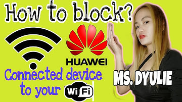 HOW TO BLOCK WIFI USERS OR CONNECTED OTHER DEVICES using HUAWEI HILINK APP