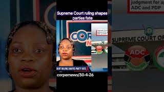 #SupremeCourt #NigeriaPolitics #PoliticalParties #BreakingNews #Election2027 #RuleOfLaw #NaijaNews