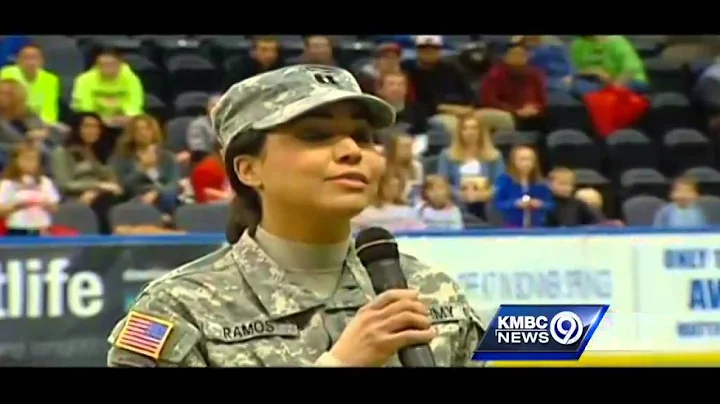 Watch: KMBC's Stephanie Ramos performs national an...