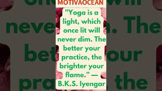 'Light Up Your Life with Yoga! 🧘‍♂️✨ #YogaInspiration #BKS Iyengar