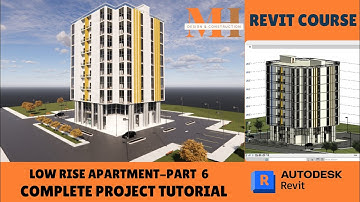 Low Rise Apartment Complete Project | Part-6 | Complete Step By Step | BIM_Revit Tutorial