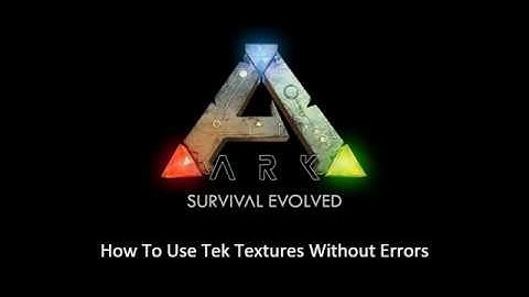 Ark Dev Kit Series E13 How To Use Tek Textures Without Errors