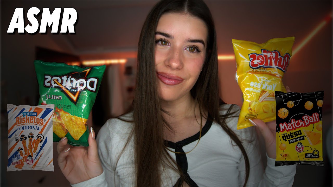 ASMR COMIENDO PATATAS CRUJIENTES 🍟