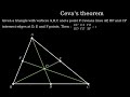 Ceva's theorem