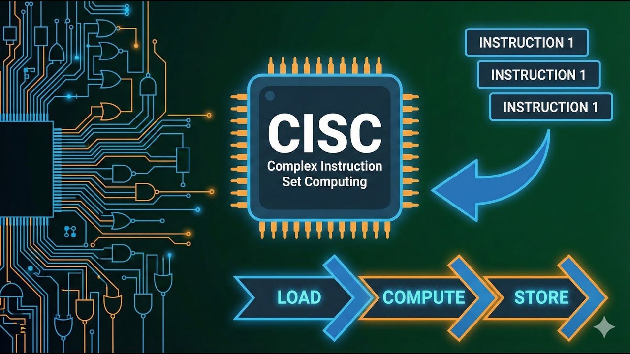 1.7 CISC Architecture Explained | Complex Instruction Set Computer ...