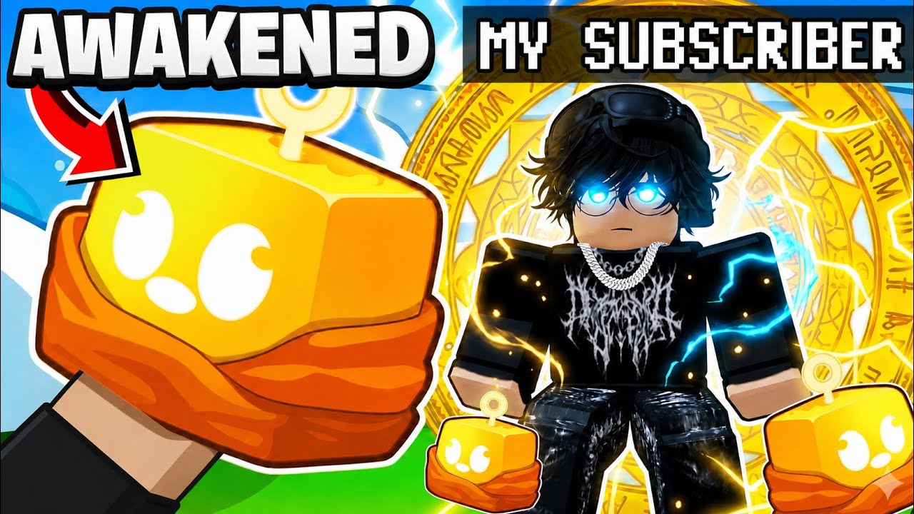 I Awakened BUDDHA Fruit and Its OP in Blox Fruits Roblox my subscriber ...