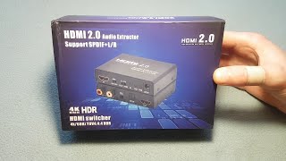 Обзор на hdmi audio extractor