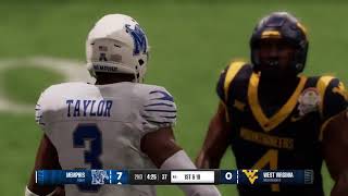 EA Sports College Football 25 Frisco Bowl Memphis Tigers Vs West Virginia Mountaineers