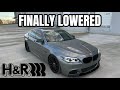 Bmw f10 535i gets hr lowering springs