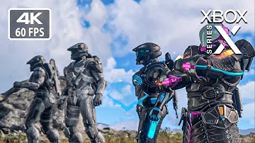 Halo Infinite (Xbox Series X) BIG TEAM CTF HIGHPOWER MAP 4K 60FPS Gameplay