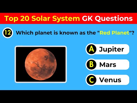Top 20 Solar System GK Question and Answers | Solar system GK Questions | GK in English