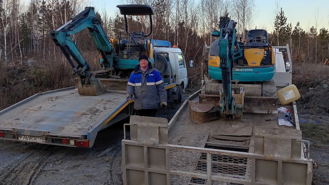 Заявка на миниэкскаватор, ни как всегда, но интересно