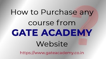 How to Purchase any course from GATE ACADEMY Website ? #sujaysir #gate2025 #gate2026