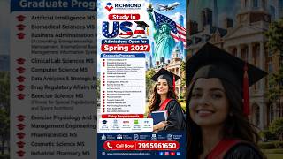 Study in USA — Spring 2027 Admissions Open |