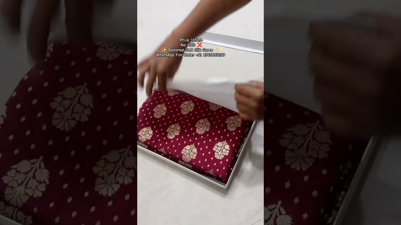 Beautiful Design Banarasi Soft Munga Saree 