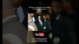 Michael Jackson's LAST Words To Macaulay Culkin #Shorts | the detail.