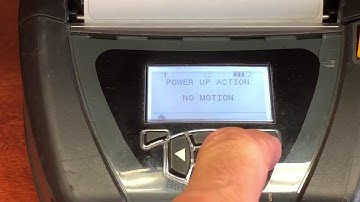 Calibrating a Zebra QLn420 Mobile Printer
