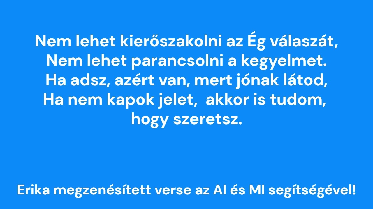 Legyen meg a te akaratod!