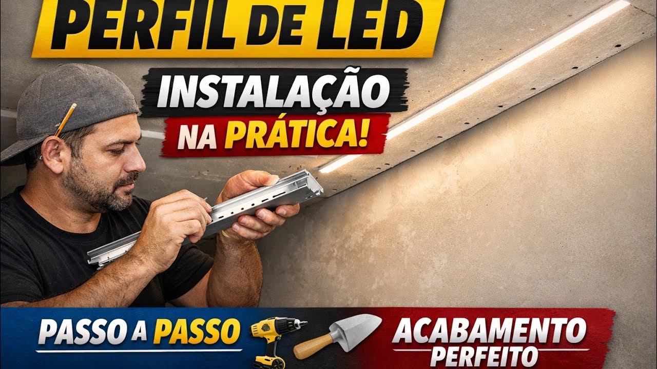 PERFIL DE LED - COMO EXECUTAMOS 